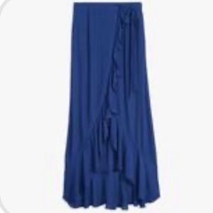 NWT WeWoreWhat Mia Maxi Skirt - Navy